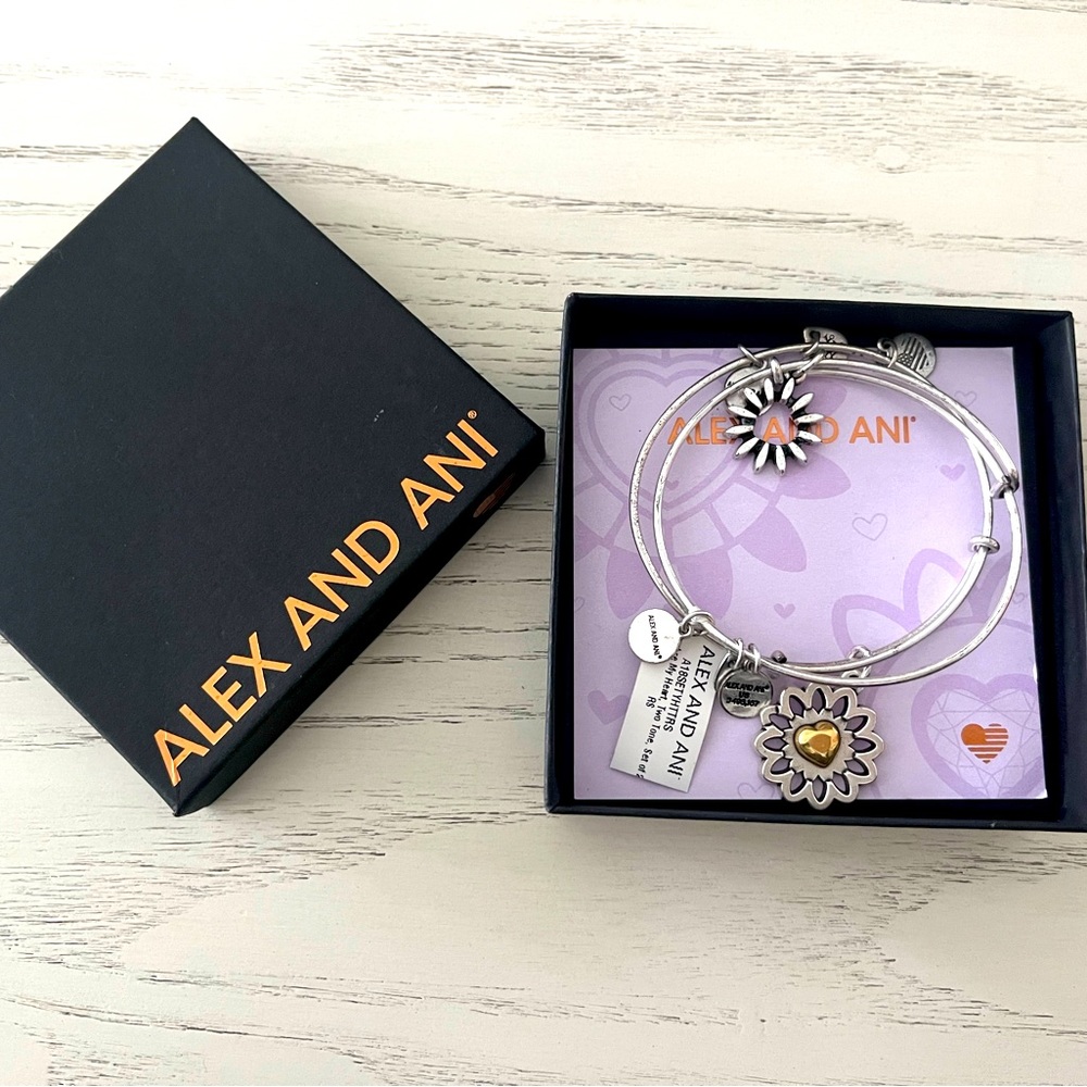 Alex And Ani You are my heart two tone NWT